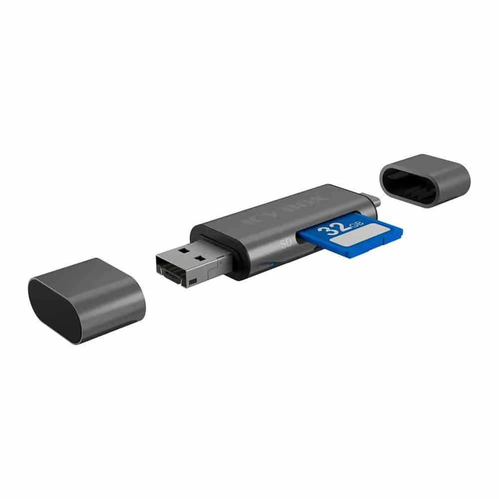 (image for) ICY BOX Combo Type-C/USB SD/MicroSD Card Reader with OTG Android function